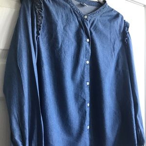 Old Navy Denim Blouse